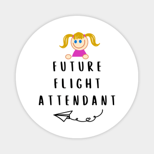 Future Flight Attendant Girl Magnet